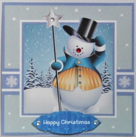Snowman Christmas by Hazel Underwood