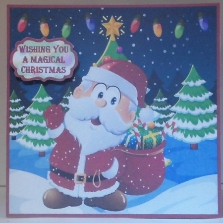 Santa delivers 7x7 by Hazel Underwood
