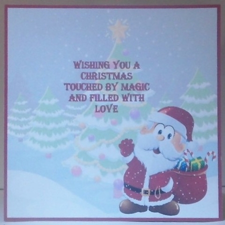Santa delivers insert by Hazel Underwood