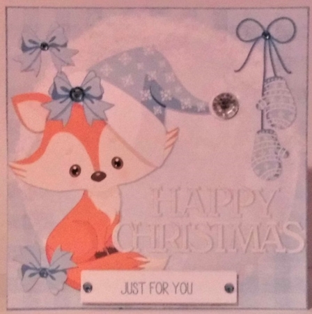 Winter Fox Quick Card 1 by Hazel Underwood