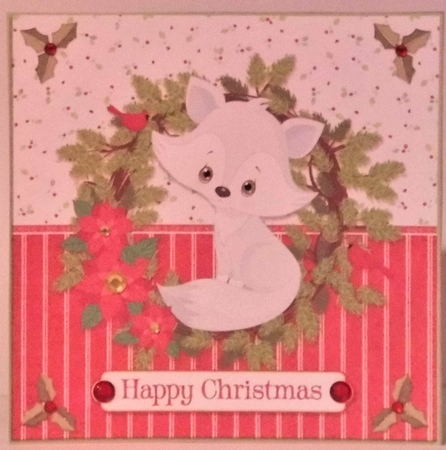 Winter Fox Quick Card 2 by Hazel Underwood