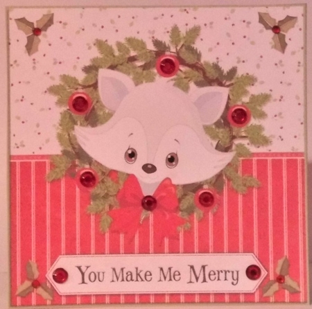 Winter Fox Quick Card 4 by Hazel Underwood