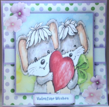 Cute Misty and Minnie by Hazel Underwood