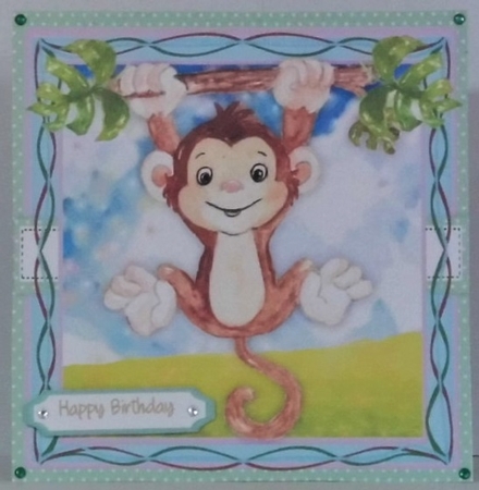 8x8 Bumper Kit , Safari Ani,als with matching Incerts   by Hazel Underwood