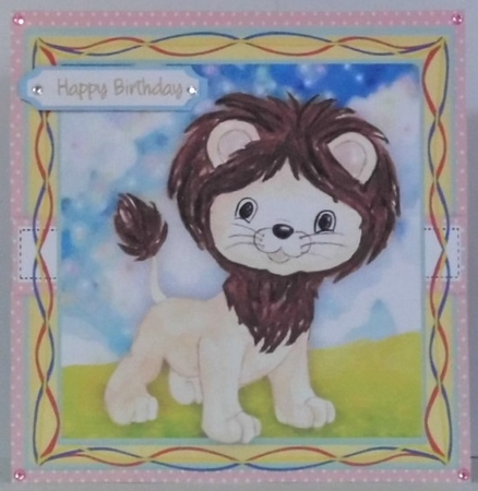 8x8 Bumper Kit , Safari Ani,als with matching Incerts   by Hazel Underwood