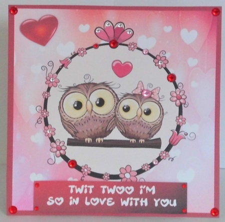 Twit Twoo Valentine by Hazel Underwood