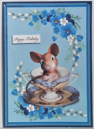 Tea Cup Mouse by Hazel Underwood