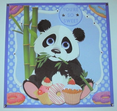 SWEET PANDA QUICK CARD SHEET by Hazel Underwood