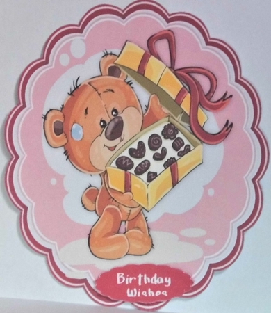Sweet Teddy Topper  3 by Hazel Underwood