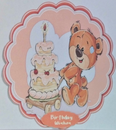 Sweet Teddy Topper 5 by Hazel Underwood