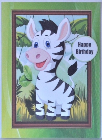 Cute Zebra by Hazel Underwood