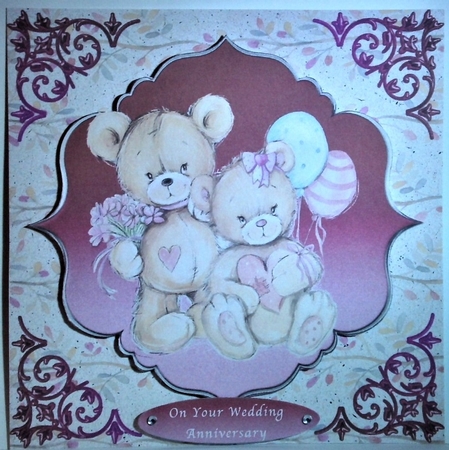 WEDDING ANNIVERSARY BEARS by Hazel Underwood