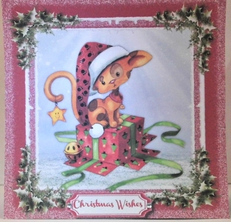 8, Sheet Bumper Kit Christmas Critters with incert by Hazel Underwood