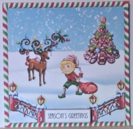Reindeer Christmas by Hazel Underwood