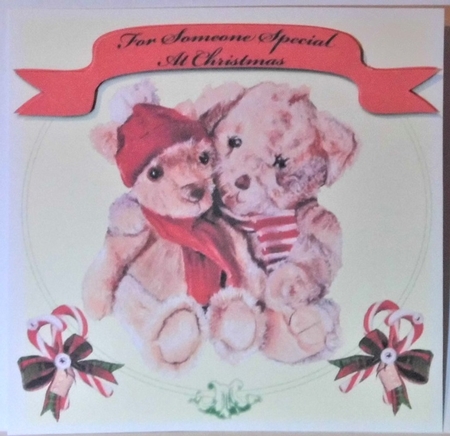 Christmas Teddies by Hazel Underwood