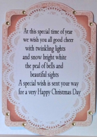 Cute little polar bear with snow scene brown bracket Card front/insert by Hazel Underwood