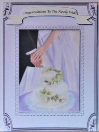 Couple Cutting the Cake by Hazel Underwood