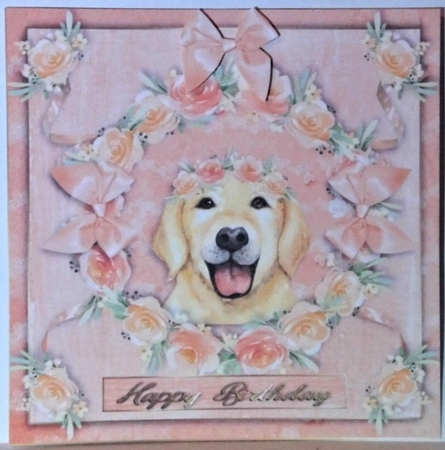 Peach Party Pup 2 by Hazel Underwood