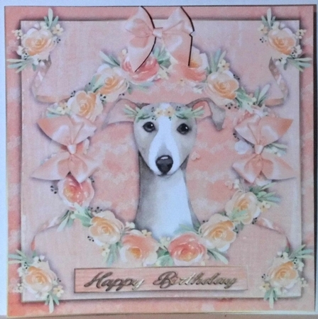 Peach Party Pup 3 by Hazel Underwood