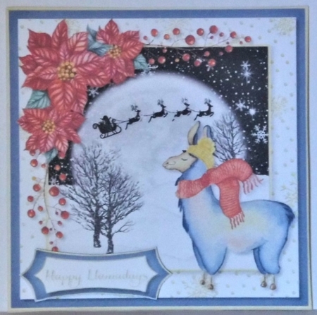 Happy Llamadays 2 by Hazel Underwood