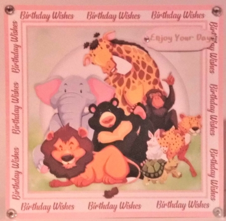 Birthday Zoo Friends  3 by Hazel Underwood