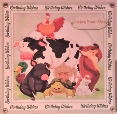 Birthday Zoo Friends  4 by Hazel Underwood
