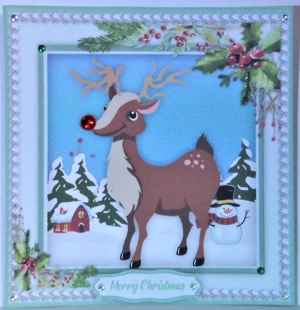 Rudolph ad His Red Nose by Hazel Underwood