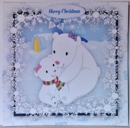 Beautiful Polar Bear Hugs  by Hazel Underwood