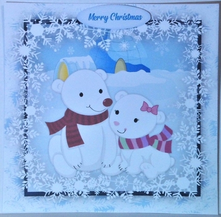 Beautiful Snow Bears  by Hazel Underwood