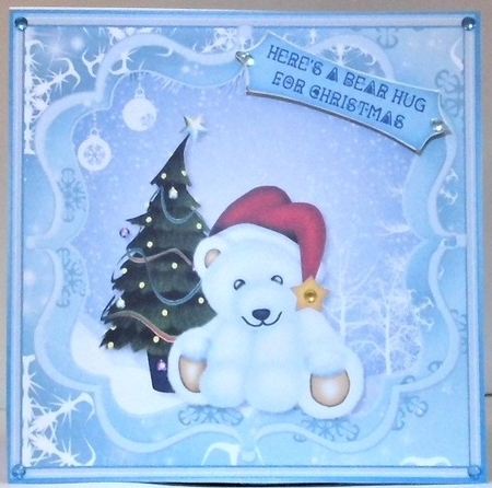 Christmas Bear Hug by Hazel Underwood