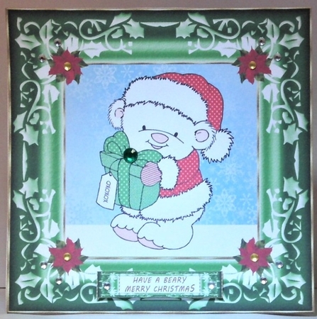 Have A Beary Merry Christmas (White) by Hazel Underwood