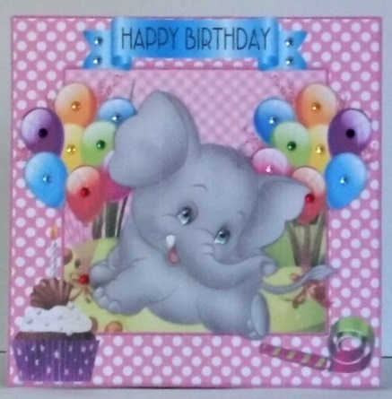 Girls Happy Birthday 3 by Hazel Underwood