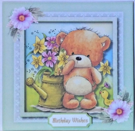 Springtime Bear  by Hazel Underwood