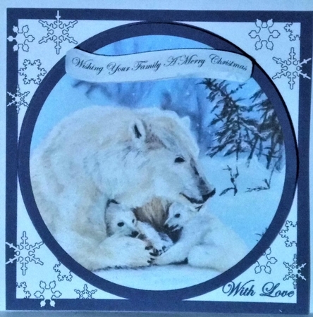 Christmas Polar Bears by Hazel Underwood