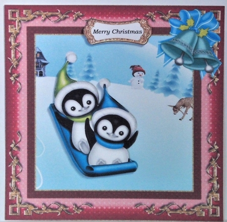 Penguins Snowday by Hazel Underwood