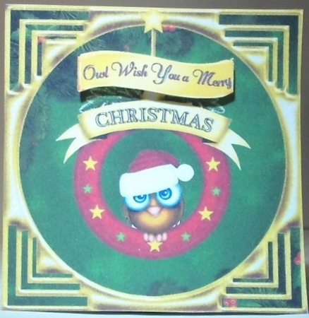 Owl Wish you a Merry Christmas 2 by Hazel Underwood