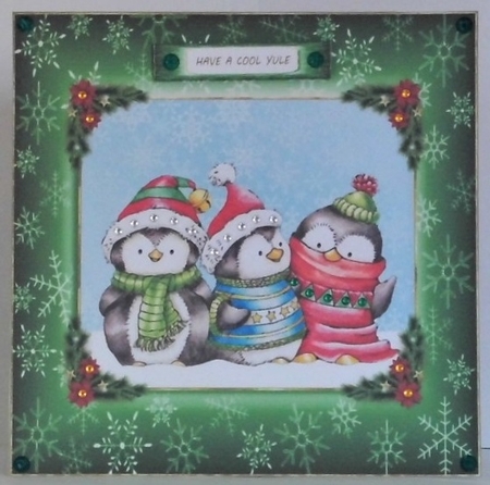 Penguin Trio - Have A Cool Yule by Hazel Underwood