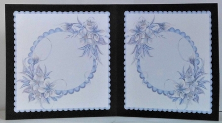 The Polar Bear Cub and Winter Flowers - left insert by Hazel Underwood
