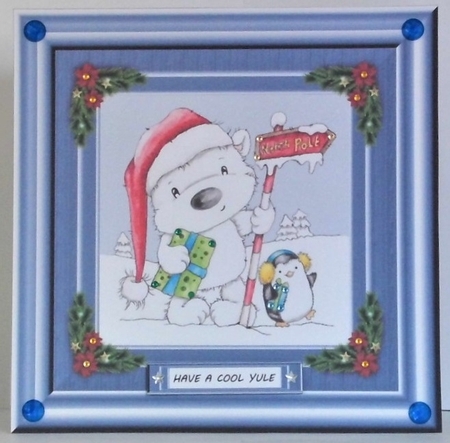 North Pole Pals Topper Plus Gift Tag by Hazel Underwood