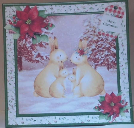 Christmas woodland animals bumper kit - Decoupage & Inserts by Hazel Underwood