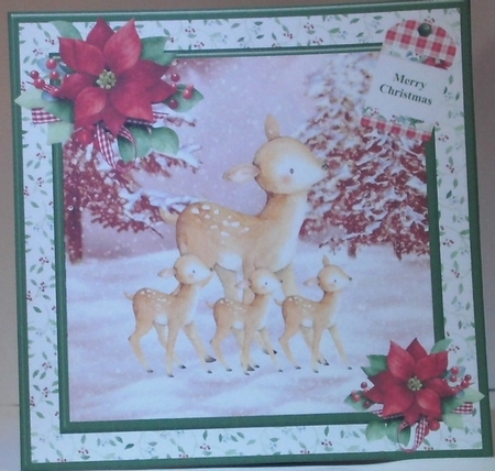 Christmas woodland animals bumper kit - Decoupage & Inserts by Hazel Underwood