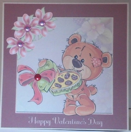 Valentines Bear by Hazel Underwood
