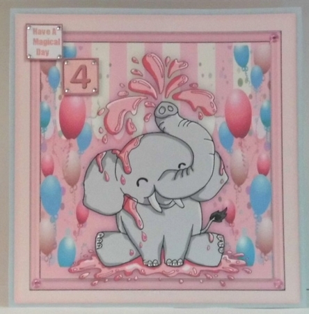 Have A Super Duper Birthday Pink  by Hazel Underwood