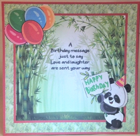 Birthday bear hugs insert by Hazel Underwood