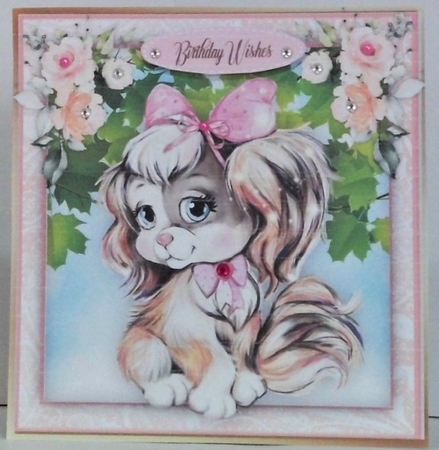 Beautiful Fifi And Roses by Hazel Underwood