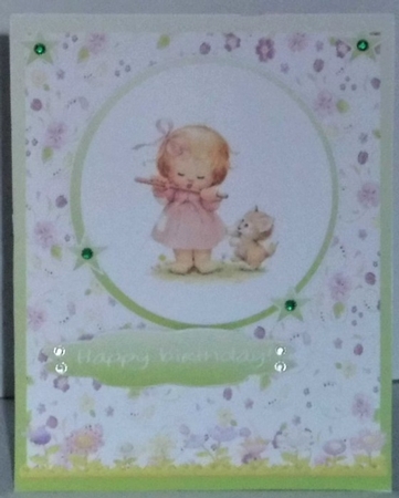 Happy Birthday Greeting Card by Hazel Underwood