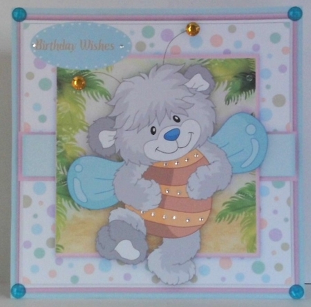 Lovely Bee Bear 1 by Hazel Underwood