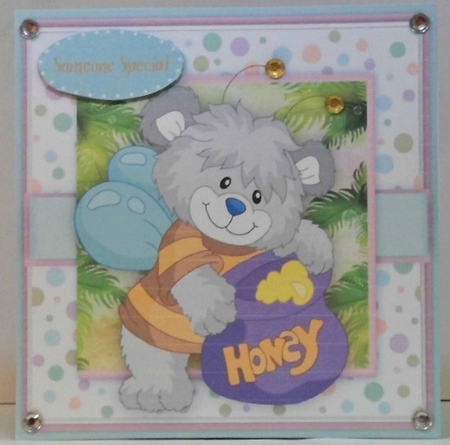Honey  Bee Bear 2 by Hazel Underwood