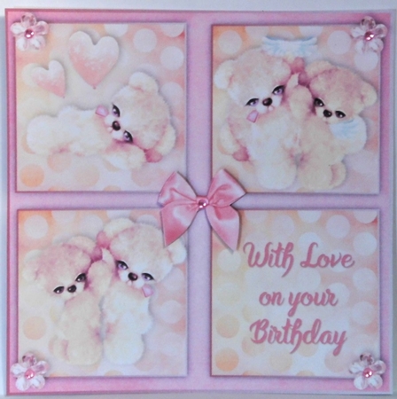 8x8 Teddies With Love Birthday by Hazel Underwood