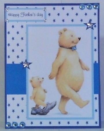 To the best Dad greeting card by Hazel Underwood